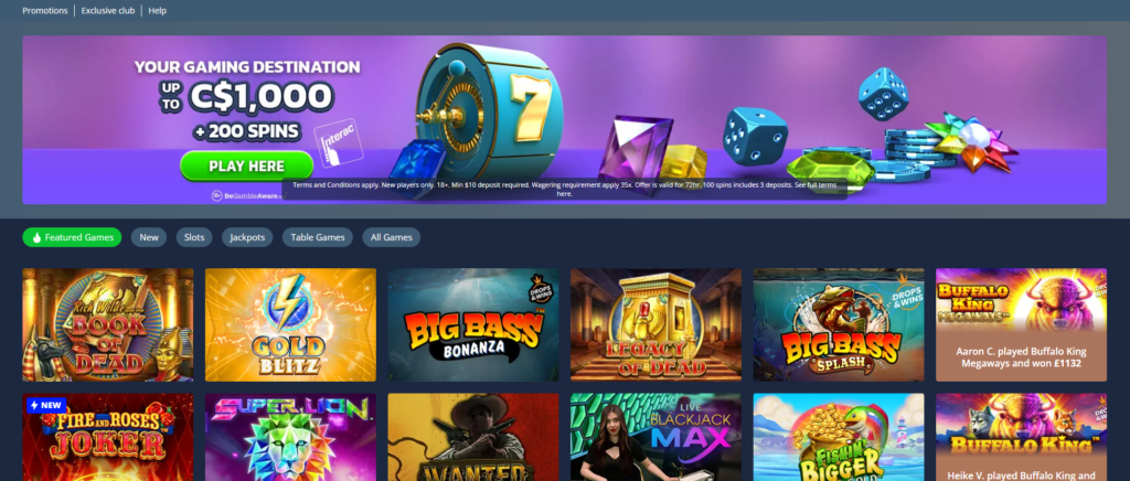 gaming casino online games