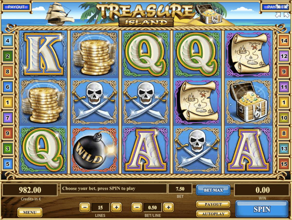 Treasure Island | OnlineSlots X ?? Treasure Island Slot Machine Online ...