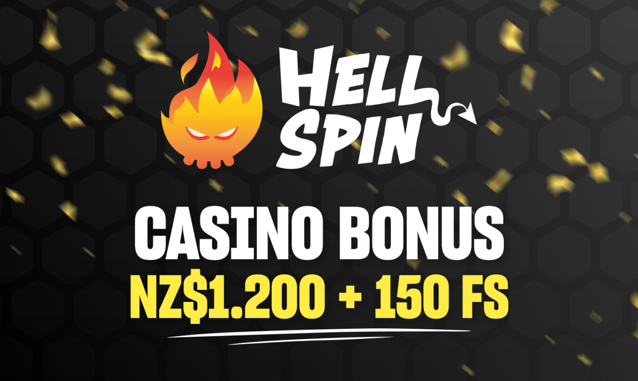 HellSpin Casino NZ ??? ,200 Bonus + 150 FS